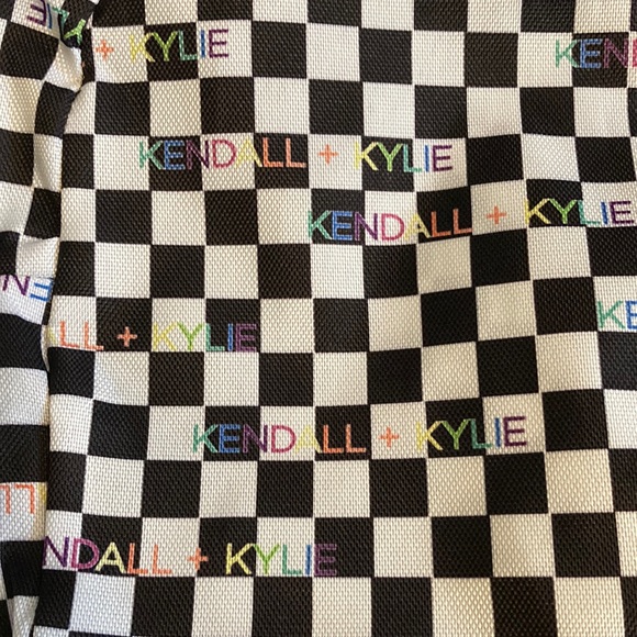 Kendall + Kylie Mini Backpack & Multi-Use Makeup Travel Zip Pouch Bag Set - Picture 8 of 13